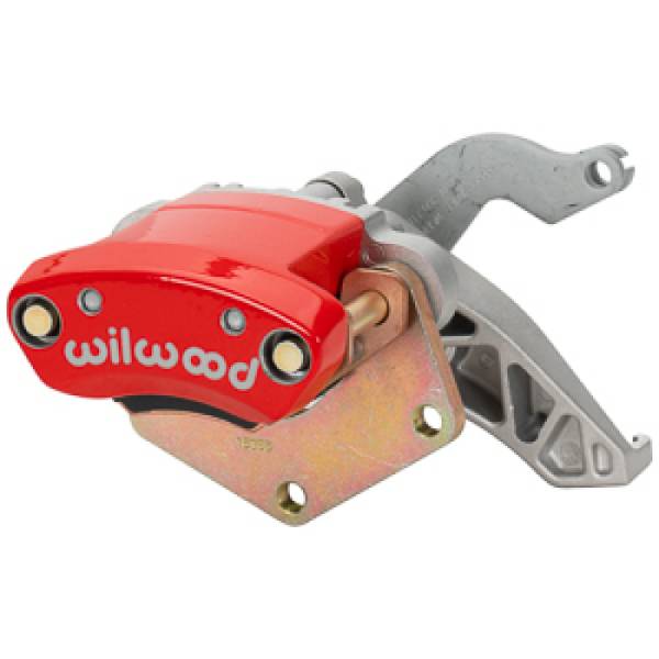 Wilwood - Wilwood 120-17143-RD Wilwood RH MC4 Mechanical Parking Brake Caliper - 2.00in Bracket - 1.10in Disc - Red