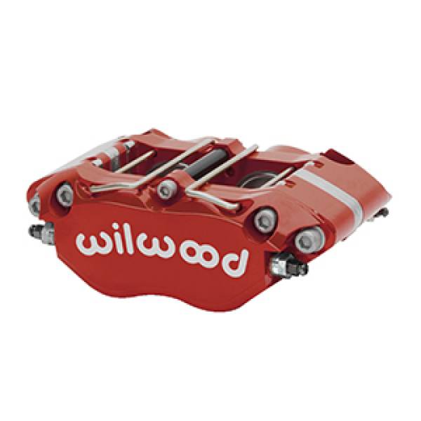 Wilwood - Wilwood 120-17192-RD Wilwood RH MC4 Mechanical Parking Brake Caliper -1.38in Bracket - .81in Disc - Red