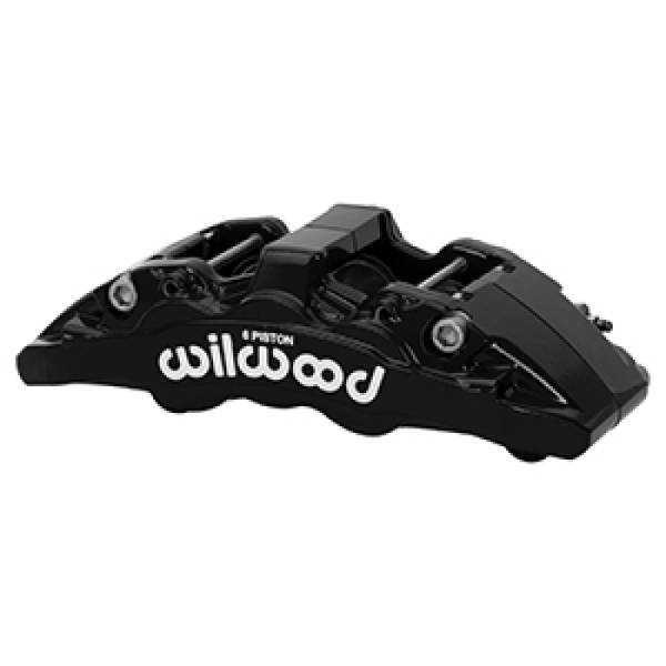 Wilwood - Wilwood 120-17458-BK Wilwood Caliper AeroDM R/H Black w/ Logo 6.52in Piston 1.30in Disc