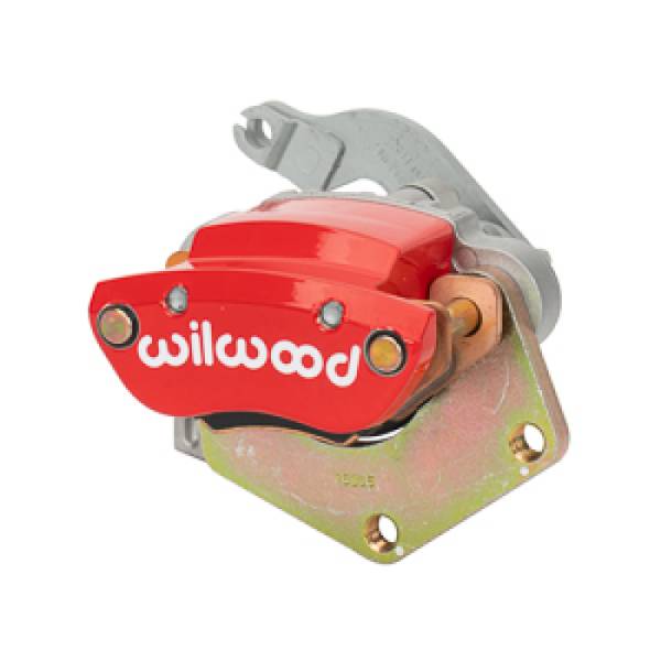 Wilwood - Wilwood 120-17476-RD Wilwood Caliper-MC4 Mechanical-R/H - Red w/Logo 2.00in Piston .81in Disc