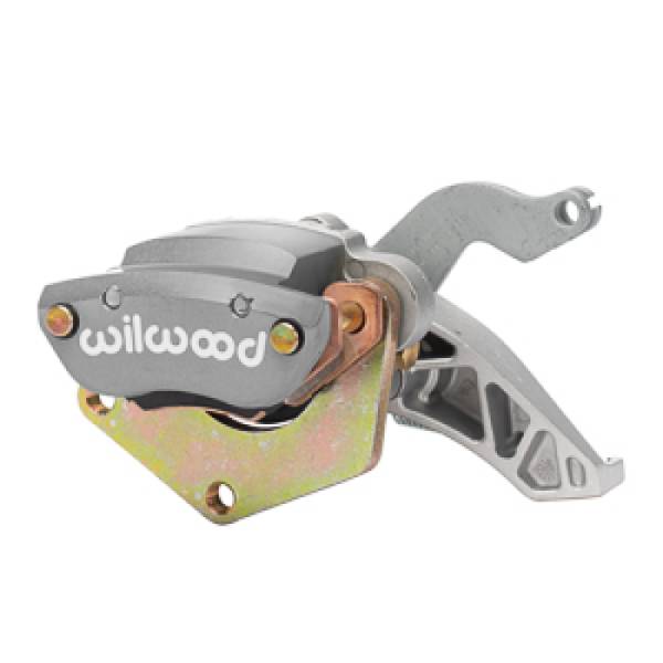 Wilwood - Wilwood 120-17477 Wilwood Caliper-MC4 Mechanical-R/H - Silver w/No Logo 2.00in Piston .81in Disc