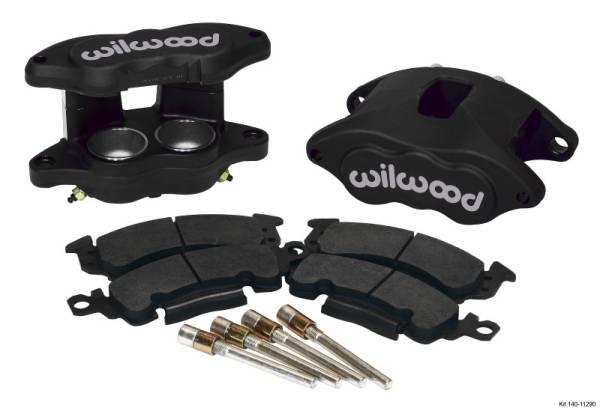 Wilwood - Wilwood 140-11290 Wilwood D52 Front Caliper Kit - Type III Ano 2.00 / 2.00in Piston 1.28in Rotor