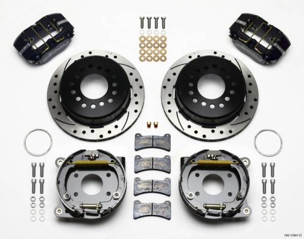 Wilwood - Wilwood 140-11941-D Wilwood Dynapro Low-Profile 11.00in P-Brake Kit Drilled AMC 71-74 2.60in Offset