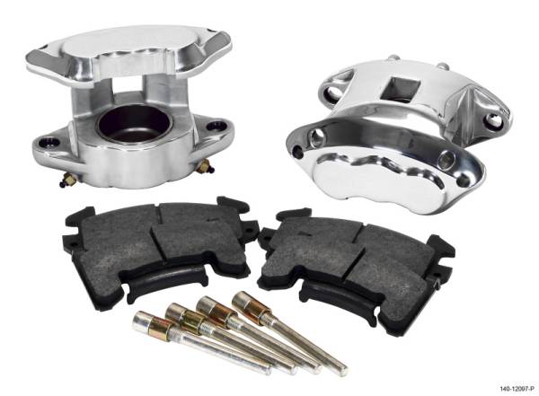 Wilwood - Wilwood 140-12097-P Wilwood D154 Front Caliper Kit -Polished 2.50in Piston 1.04in Rotor