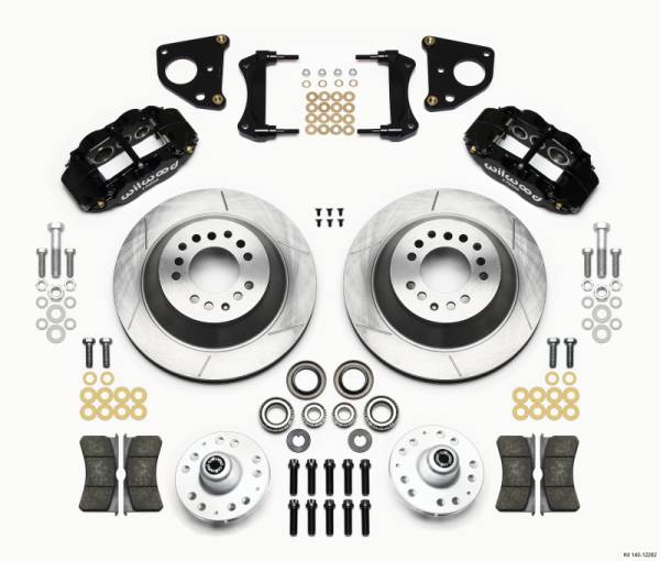 Wilwood - Wilwood 140-12282 Wilwood Narrow Superlite 6R Front Hub & 1PC Rtr Kit 12.88in 62-72 CDP B & E Body-Drum