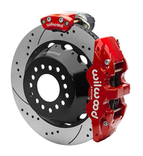 Wilwood - Wilwood 140-16167-DR Wilwood EPB Rear Kit AERO4 12 Bolt 2.75 OffSet