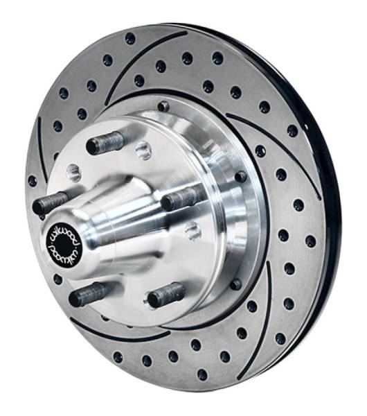 Wilwood - Wilwood 140-2261-D Wilwood Pro-Series Front Hub & Rotor Kit Drilled 75-80 Granada