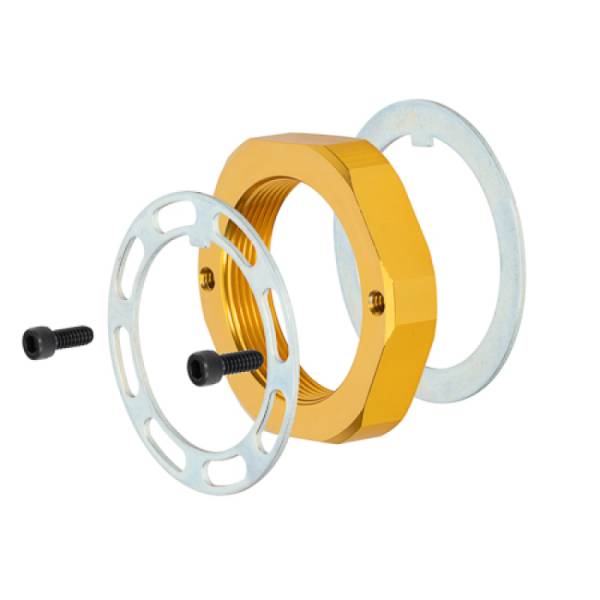 Wilwood - Wilwood 230-18021 Wilwood Spindle Nut W5 Self Locking Assembly - Gold