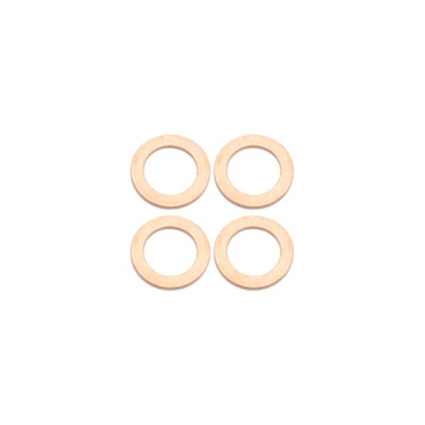 Wilwood - Wilwood 240-11326-4 Wilwood Tandem M/C Copper Washer Kit .450 ID x .675 OD (Pack of 4)