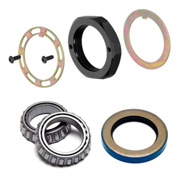 Wilwood - Wilwood 370-18276 Wilwood GM W5 1Ton Bearing Seal Locknut Kit w/ Spindle