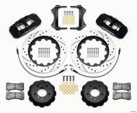 Wilwood AERO6 Front Hat Kit 15.00 Drilled 2007-2011 BMW E90 Series w/Lines