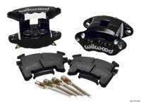 Wilwood D154 Rear Caliper Kit - Black 1.12 / 1.12in Piston 1.04in Rotor