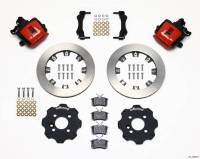 Wilwood Combination Parking Brake Rear Kit 11.75in Red Mini Cooper (Requires 17in Wheels)