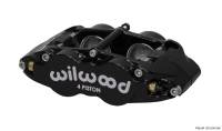 Wilwood Caliper-Narrow Superlite 4R - Black 1.75/1.75in Pistons 1.25in Disc