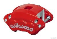 Brakes - Calipers - Wilwood - Wilwood Caliper-D154-Red 1.12/1.12in Pistons 1.04in Disc