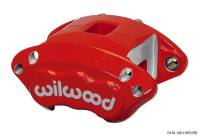 Brakes - Calipers - Wilwood - Wilwood Caliper-D154-Red 2.50in Piston 1.04in Disc