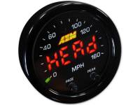 AEM - AEM X-Series 0-160 MPH Black Bezel w/ Black Face GPS Speedometer Gauge - Image 6