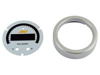 AEM - AEM X-Series Tru-BoostX Boost Controller Gauge Accessory Kit - Silver Bezel & White Faceplate - Image 1
