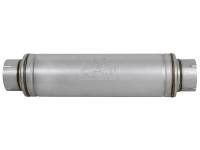 aFe - aFe ATLAS Aluminized Steel Muffler 5in Center/Center 24in L x 7in Diameter - Round Body - Image 4