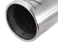 aFe - aFe MACH Force-XP 304 SS Sing Wall Pol Exh Tip Univ Exit 3in Inlet x 4in Outlet x 12in L - Clamp On - Image 4