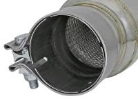 aFe - aFe MACH Force-Xp 304 Stainless Steel Resonator 2.5in Inlet/Outlet x 4in Dia x 15in Body x 19in L - Image 2
