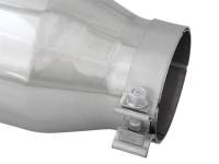 aFe - aFe MACH Force-XP 304 SS Single Wall Polished Exhaust Tip Pair 4in Inlet x 6in Outlet x 15in L - Image 3