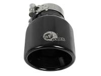 aFe - aFe MACH Force-Xp 409 SS Clamp-On Exhaust Tip 2.5in. Inlet / 4in. Outlet / 6in. L - Black - Image 3
