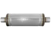 aFe - aFe MACH Force-Xp 409 SS Muffler 2.5in Center/Center 18in L x 6in Dia - Round Body - Image 5