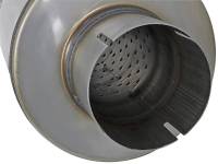 aFe - aFe MACH Force-Xp 409 SS Muffler 3-1/2in ID Center/Center x 7in Dia x 24in L - Round Body - Image 4