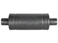 aFe - aFe MACH Force-Xp 409 SS Muffler w/ Black finish 2-1/2in Inlet & Oulet 14in x 16in Diameter - Image 3