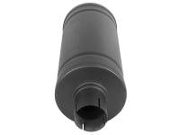 aFe - aFe MACH Force-Xp 409 SS Muffler w/ Black finish 2-1/2in Inlet & Oulet 14in x 16in Diameter - Image 4