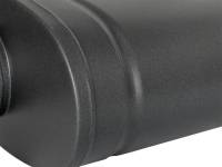 aFe - aFe MACH Force-Xp 409 SS Muffler w/ Black Finish 3in Center/Offset 22in L x 11in x 5in - Oval Body - Image 4