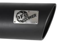aFe - aFe MACH Force-XP 409 SS Right Side Single Wall Exhaust Tip 5in Inlet x 7in Outlet x 15in L - Image 3