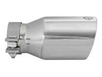 aFe - aFe MACH Force-Xp Univ 304 SS Double-Wall Clamp-On Exhaust Tip - Polished - 3in Inlet - 4.5in Outlet - Image 2