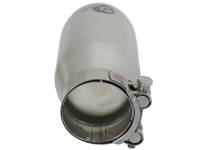 aFe - aFe MACH Force-Xp Universal 304 SS Single-Wall Clamp-On Exhaust Tip - Polished - Image 4