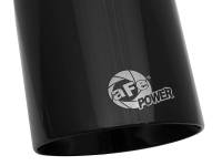 aFe - aFe MACH Force-Xp Univ 304 SS Double-Wall Clamp-On Exhaust Tip - Black - 3in Inlet - 4.5in Outlet - Image 5