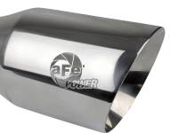 aFe - aFe MACH Force-Xp Univ 304 SS Double-Wall Clamp-On Exhaust Tip - Polished - 3in Inlet - 4.5in Outlet - Image 5