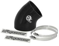 Air & Fuel - Air Intake Components - aFe - aFe MagnumFORCE Cold Air Int Sys Spare Parts Kit (4-3.5in ID x 40 Deg) Elbow Reducing Coupler - Blk