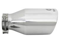 aFe - aFe Takeda 304 Stainless Steel Clamp-On Exhaust Tip 2.5in. Inlet / 4.5in. Outlet / 9in. L - Polished - Image 5