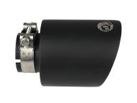 aFe - aFe Takeda 304 SS Clamp-On Exhaust Tip 2.5in. Inlet / 4.5in. Outlet / 7in. L - Black - Image 5