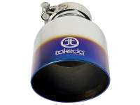 aFe - aFe Takeda 304 Stainless Steel Clamp-On Exhaust Tip 2.5in. Inlet / 4.5in. Outlet - Blue Flame - Image 5