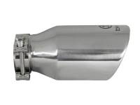 aFe - aFe Takeda 304 Stainless Steel Clamp-On Exhaust Tip 2.5in. Inlet / 4in. Outlet / 8in. L - Polished - Image 5