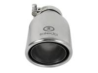 aFe - aFe Takeda 304 Stainless Steel Clamp-On Exhaust Tip 2.5in. Inlet / 4in. Outlet / 8in. L - Polished - Image 7