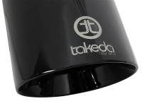 aFe - aFe Takeda 409 SS Clamp-On Exhaust Tip 2.5in. Inlet / 4.5in. Outlet / 9in. L - Black - Image 7