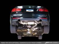 AWE Tuning - AWE Tuning BMW F3X 335i/435i Touring Edition Axle-Back Exhaust - Chrome Silver Tips (102mm) - Image 2