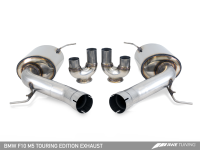 Exhaust - Axle-Back Kits - AWE Tuning - AWE Tuning BMW F10 M5 Touring Edition Axle-Back Exhaust Chrome Silver Tips