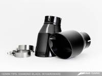 AWE Tuning - AWE Tuning BMW F10 M5 Touring Edition Axle-Back Exhaust Diamond Black Tips - Image 5