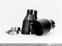 AWE Tuning - AWE Tuning BMW F10 M5 Touring Edition Axle-Back Exhaust Diamond Black Tips - Image 7