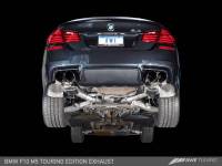 AWE Tuning - AWE Tuning BMW F10 M5 Touring Edition Axle-Back Exhaust Diamond Black Tips - Image 13