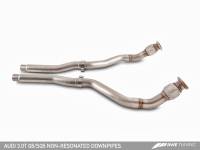 AWE Tuning - AWE Tuning Audi 8R Q5 3.2L Non-Resonated Exhaust System (Downpipe-Back) - Diamond Black Tips - Image 2
